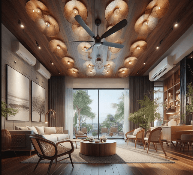 Quạt trần Kim Thuận Phong KP19 có thiết kế đẹp