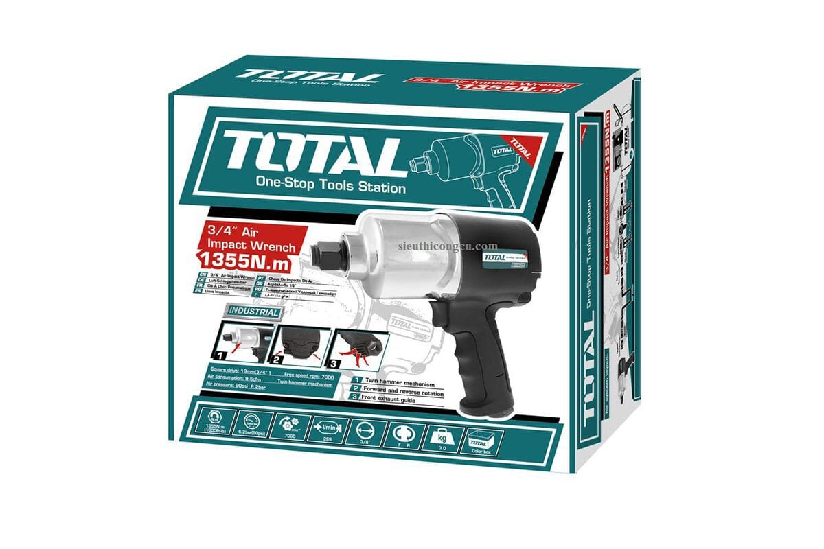 Máy siết bu lông hơi Total TAT40341