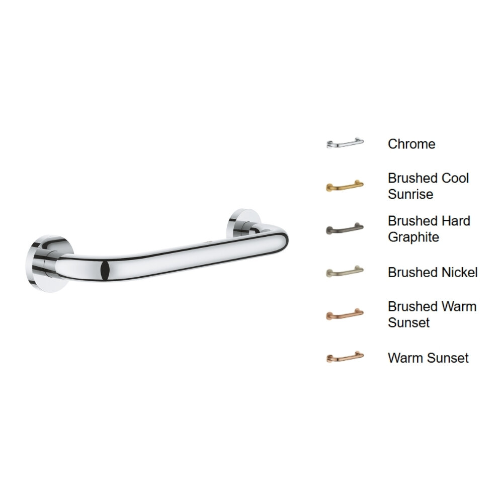 Thanh tay vịn Essentials GROHE 40421001 và các phiên bản mạ màu cực kì sang trọng