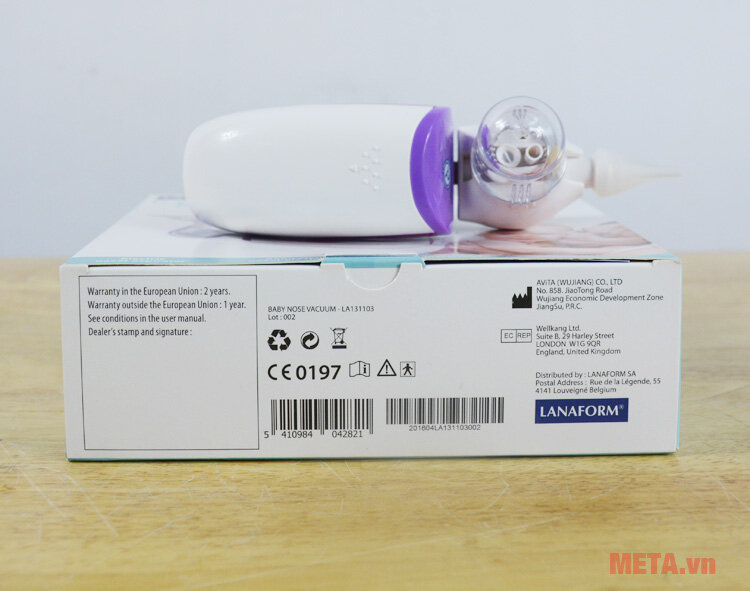 Máy hút mũi cho em bé Baby Nose Vacuum Lanaform LA131103