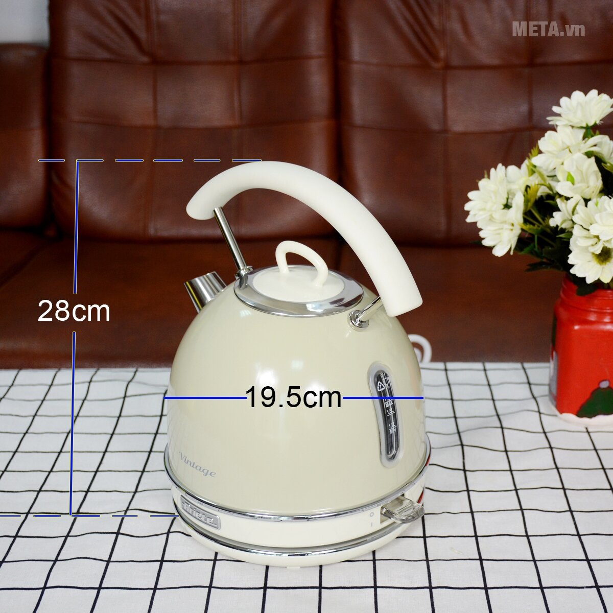 Bình đun nước tròn Ariete MOD 2877 (1,7 lít)