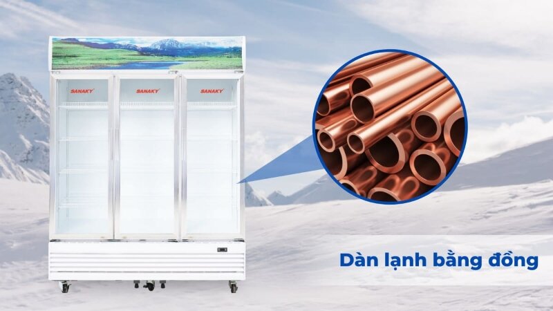 Tủ Mát Sanaky inverter 3 cánh 1400 lít VH-1520HP3