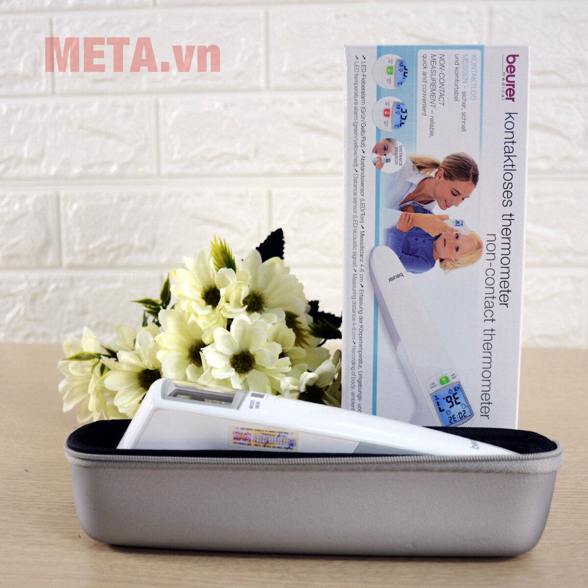 Nhiệt kế hồng ngoại đo trán không tiếp xúc Beurer FT100