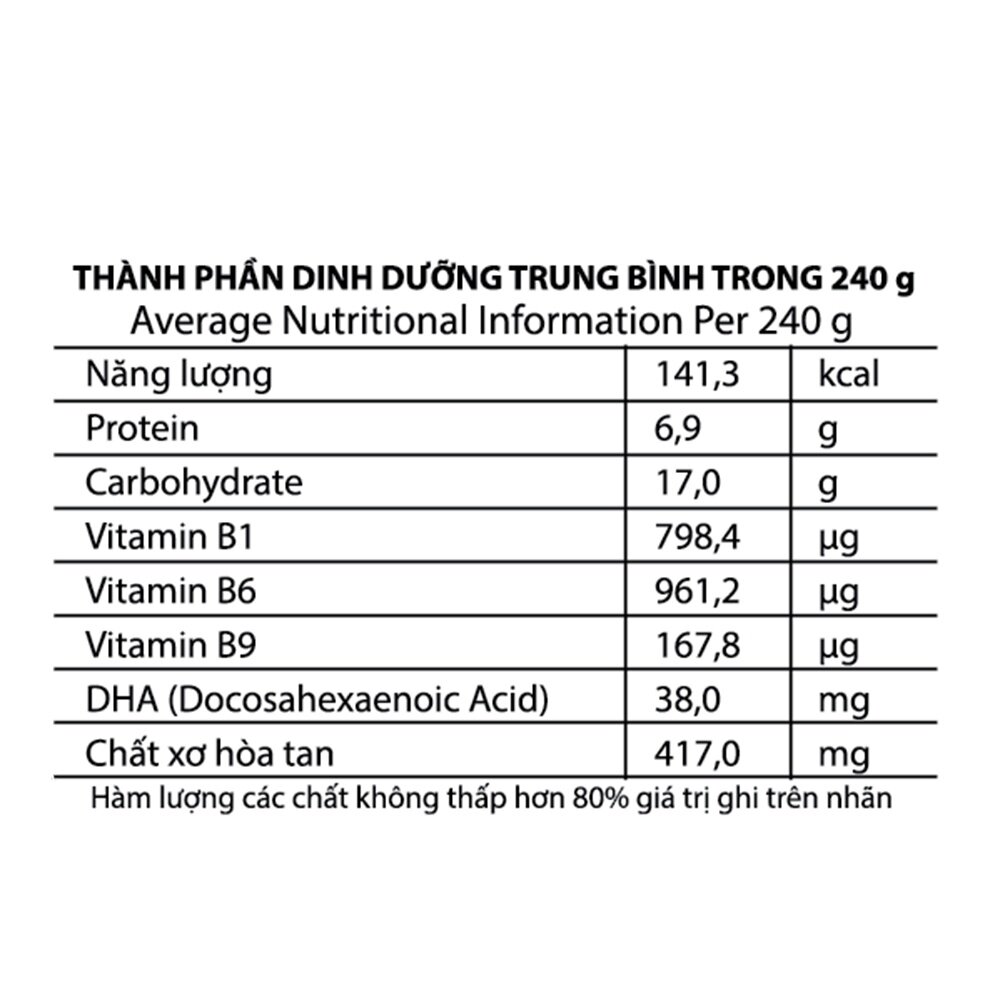 Cháo tươi Sài Gòn Food Baby vị thịt bò, đậu Hà Lan, cà rốt 