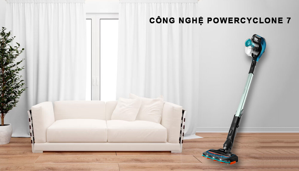 Máy Hút Bụi Philips FC6728/01 được tích hợp công nghệ PowerCyclone 7 