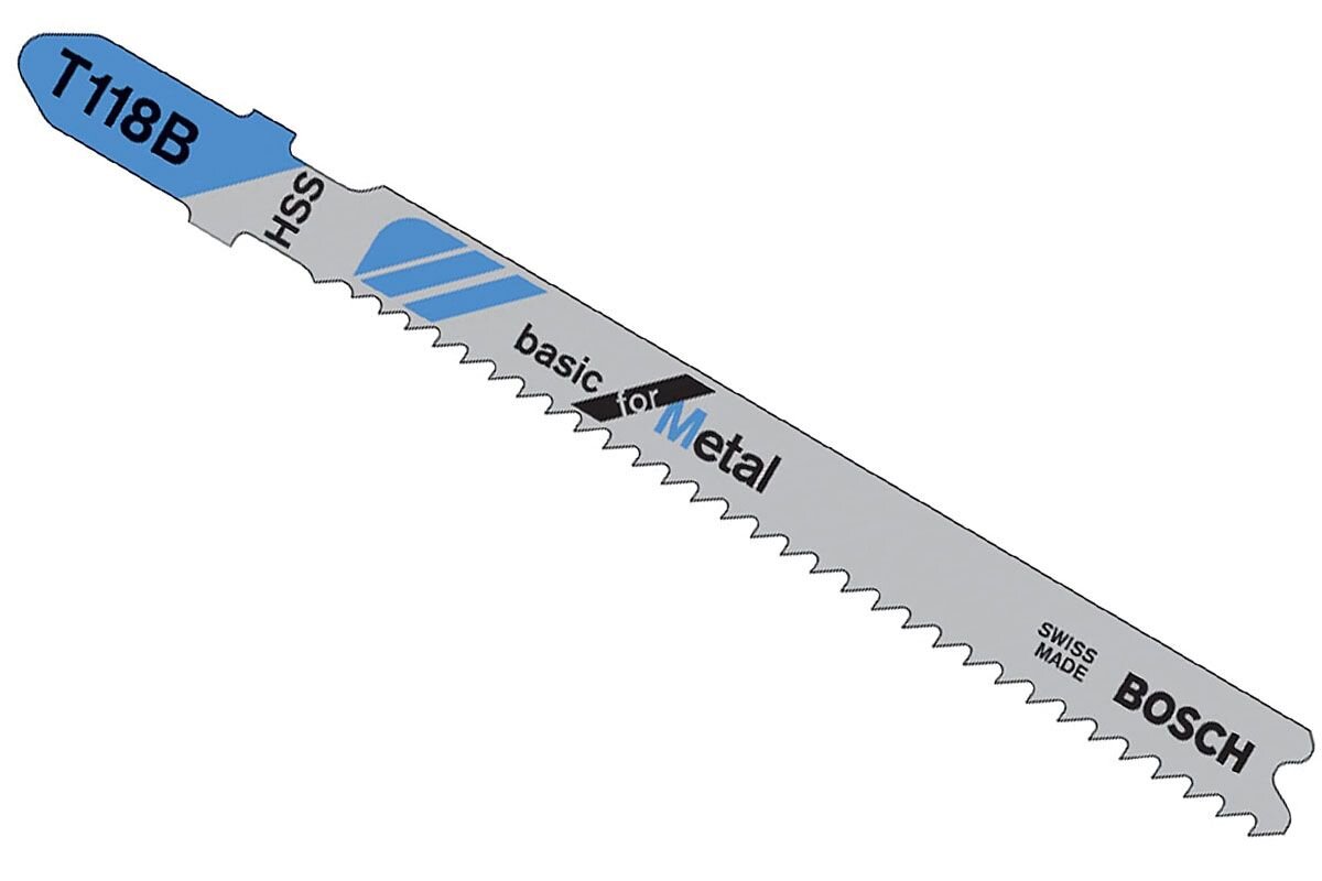 Lưỡi cưa lọng T 118 B - Sắt 5 lưỡi Bosch 2608631014