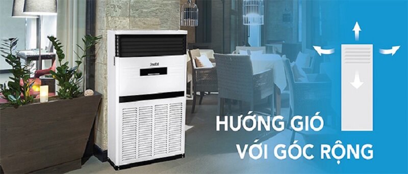 Điều Hòa Tủ Đứng Funiki 100.000 BTU 2 Chiều FH100MCC gió thổi