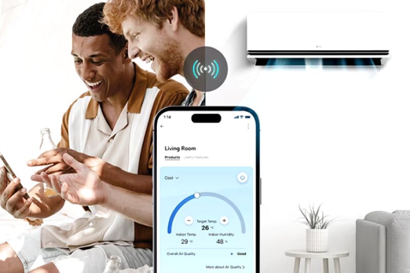 Điều hòa LG Inverter 9300 BTU 1 chiều IDC09M2 gas R-32