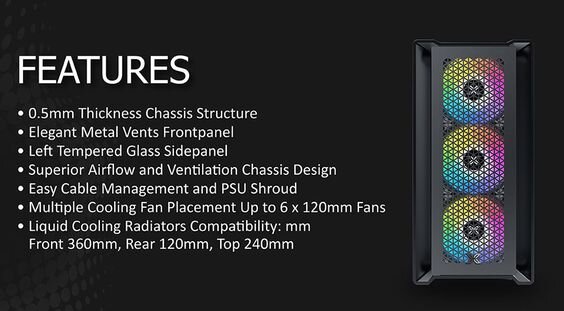 Vỏ Case Xigmatek LUX M 3FR (Ảnh 2)