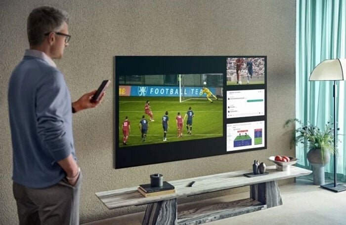 Tính năng Multi View chia nhỏ màn hình tivi Tính năng Multi View chia nhỏ màn hình tivi