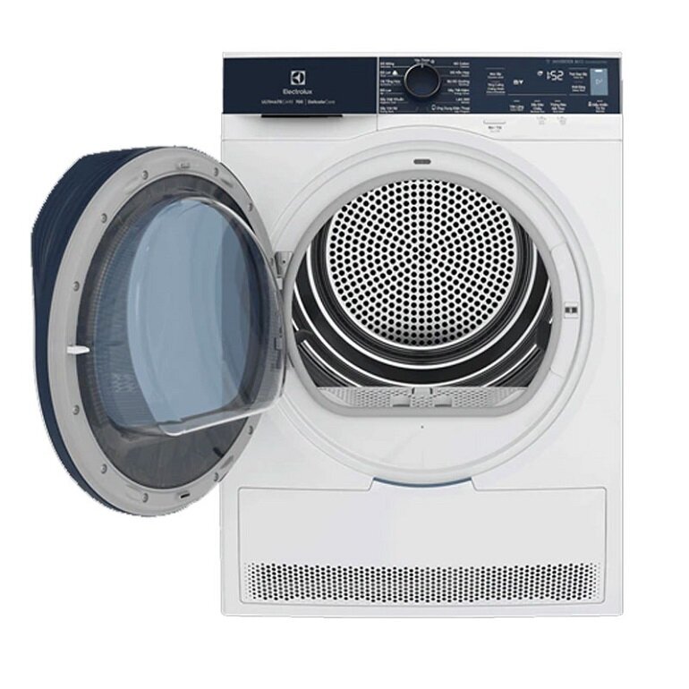 máy sấy quần áo electrolux edh803q7wb bơm nhiệt 8.0 kg