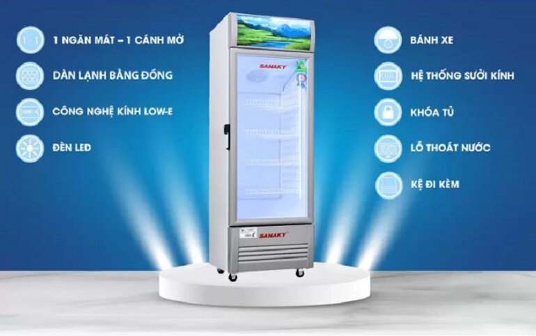 Tủ mát Sanaky 1 cánh 480 lít VH-5089K