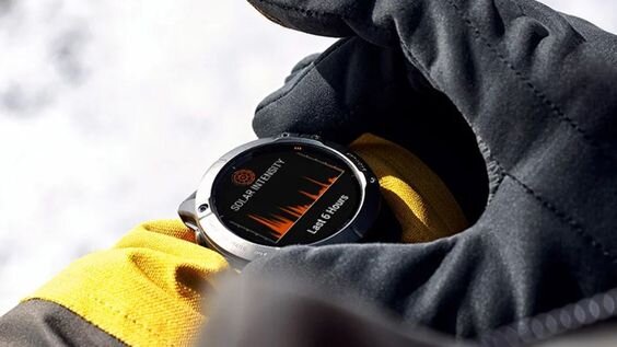 Garmin Fenix 6X Pro Solar Titanium  1