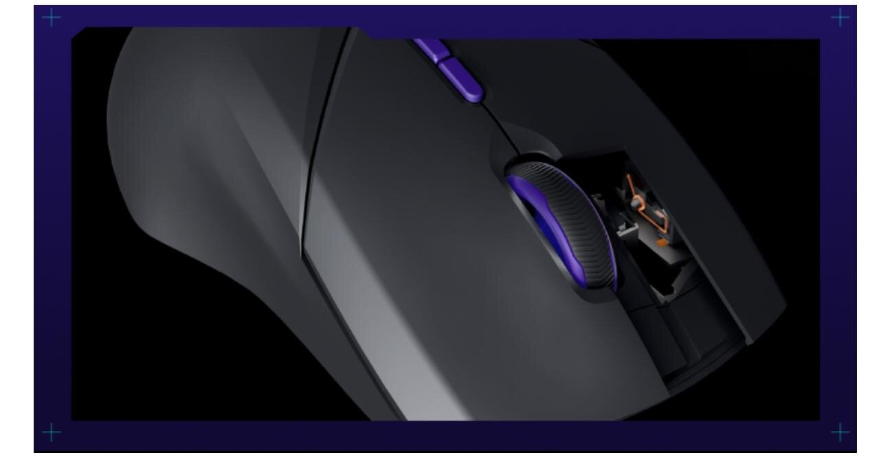 Chuột Gaming Rapoo VT9Pro 4K Translucent Purple (Wireless 2.4Ghz/USB/PAW3398)