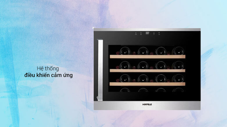 Tủ rượu âm Hafele HW-G24A| Hệ thống điều khiển cảm ứng