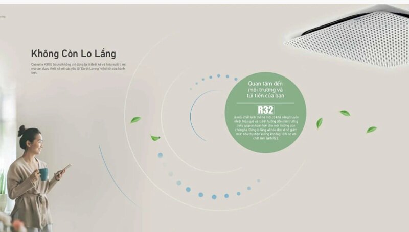 Điều hòa âm trần Daikin Inverter 18000 BTU 1 chiều FCFG50AV1V gas R-32