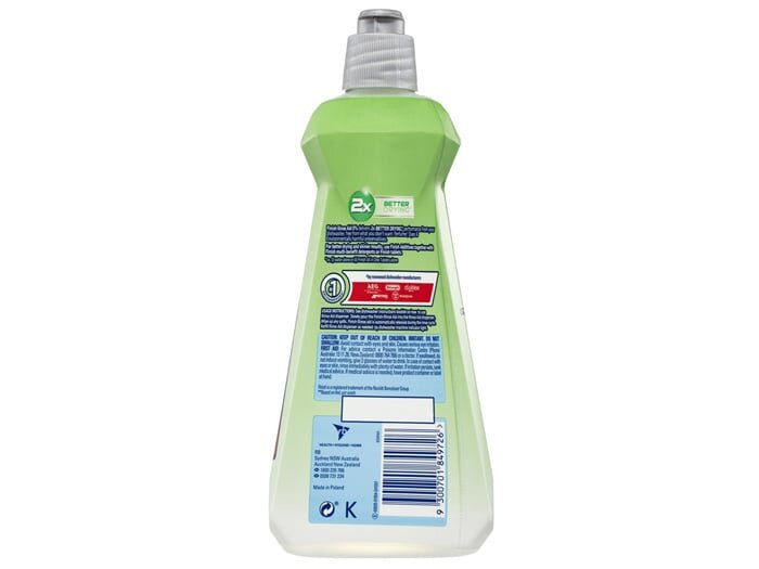 Nước làm bóng Finish Eco 0% chứa thành phần lành tính, an toàn Nước làm bóng Finish Eco 0%