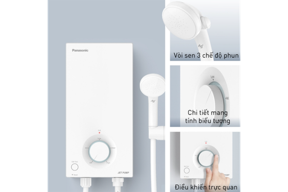 Máy nước nóng trực tiếp Panasonic DH-3VP1VW 3500W (hình 2)