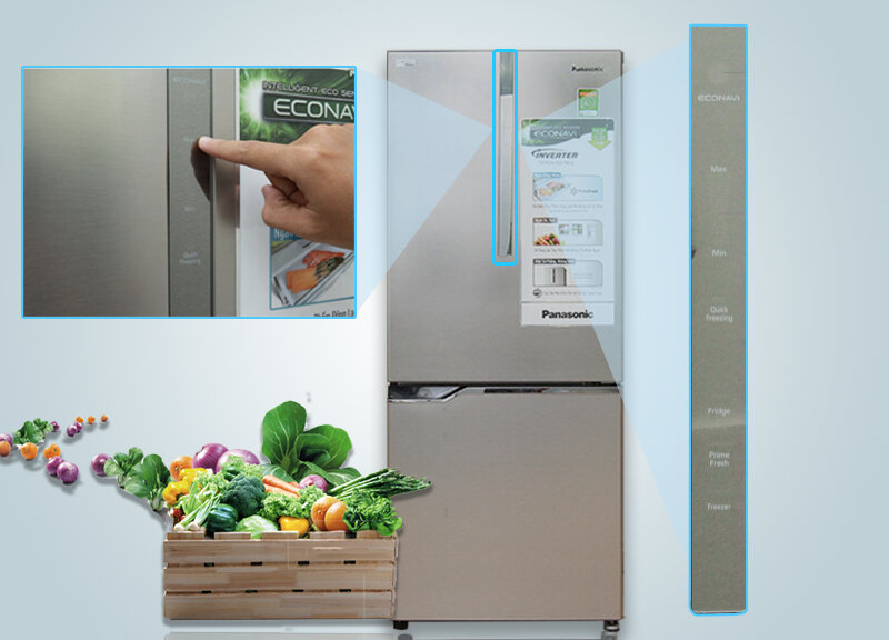 Tủ lạnh Panasonic 255 lít NR-BV288XSVN Tủ lạnh Panasonic 255 lít NR-BV288XSVN