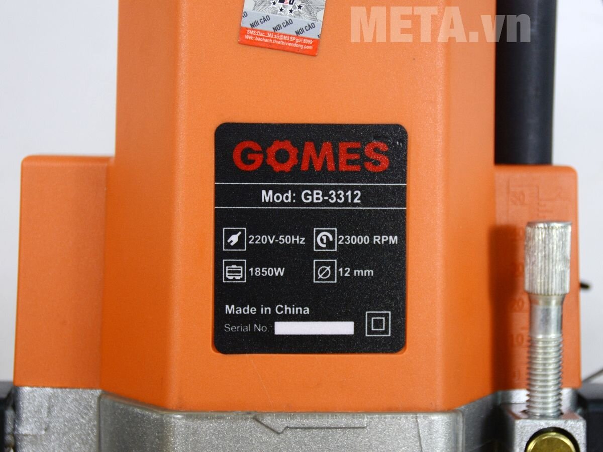 Máy soi gỗ 2 tay cầm Gomes GB-3312A
