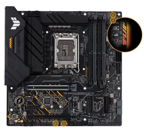 Mainboard Asus TUF Gaming B660M-Plus D4 (ảnh 4)