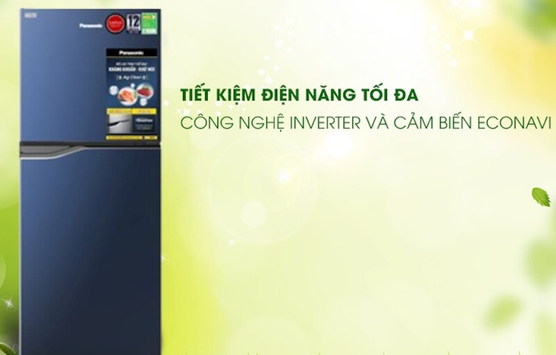 Điểm nổi bật tủ lạnh Panasonic Inverter 167 lít NR-BA189PKVN