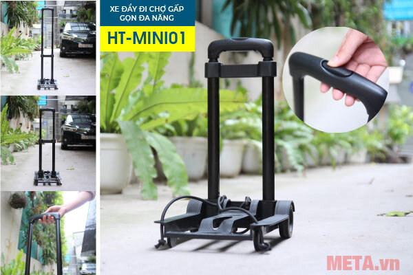 Xe đẩy đi chợ gấp gọn đa năng Advindeq HT-MINI01