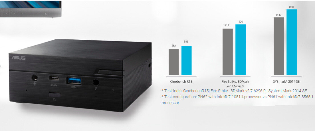 Máy tính mini Asus PN62-BB5241MV