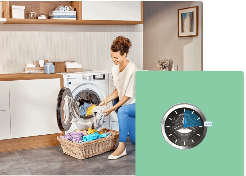 Máy giặt Beko Inverter 9 kg WCV9612XB0ST