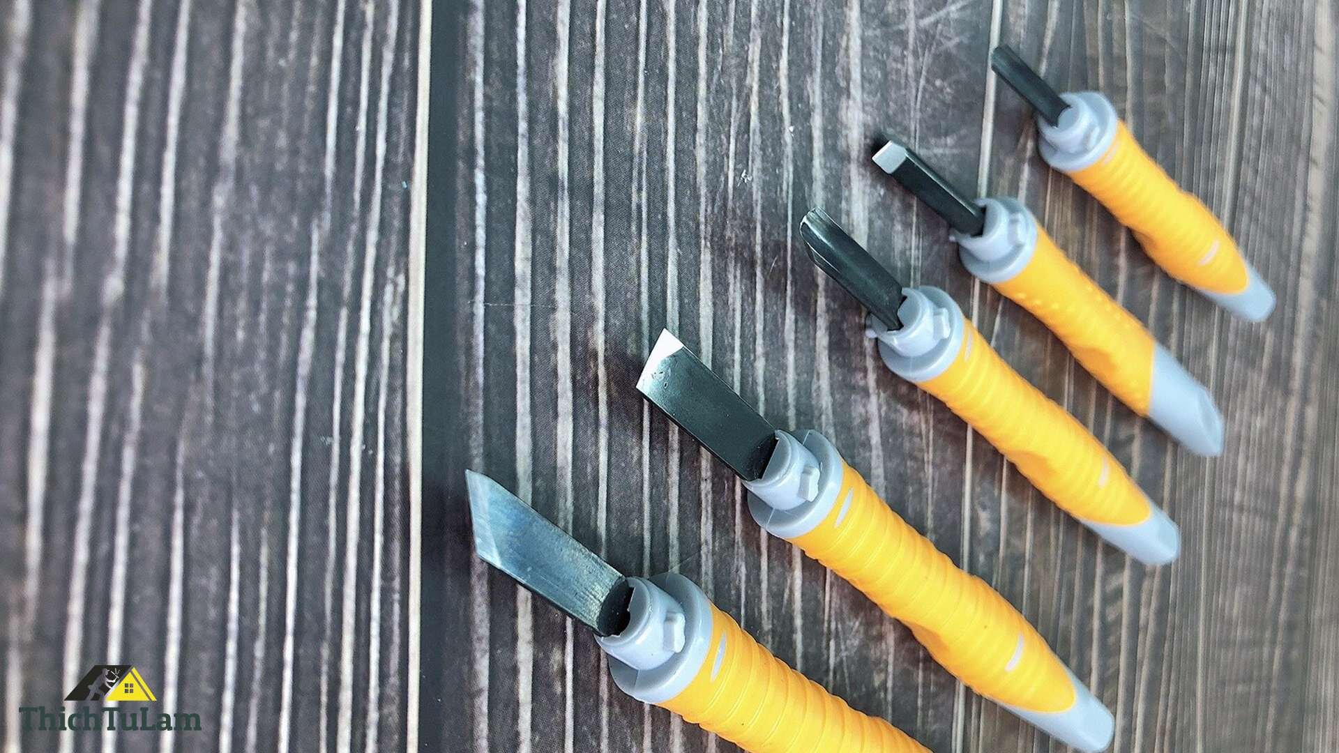 Bộ đục chạm khắc 5 chi tiết siêu bén Buddy BC0055