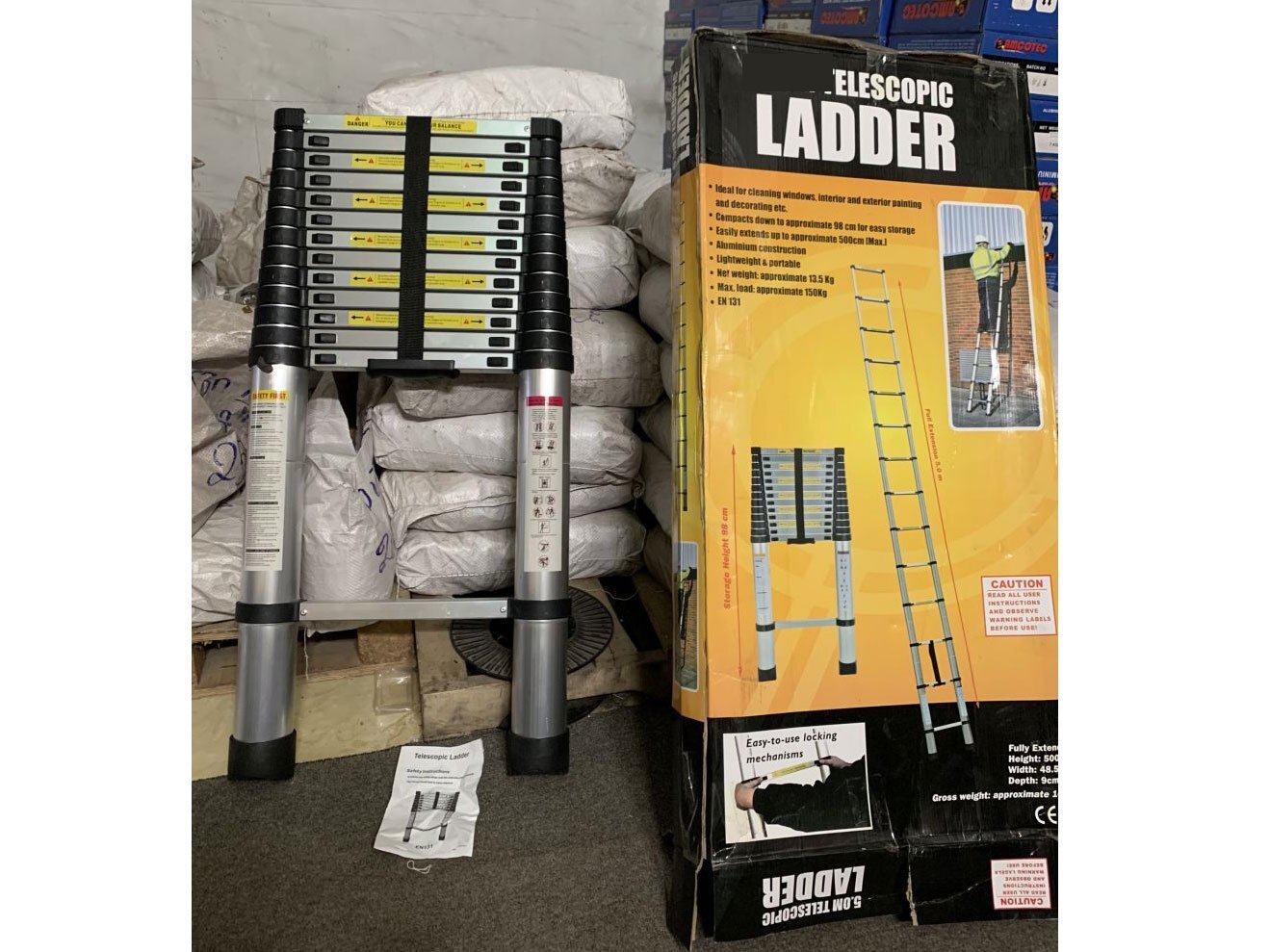 Thang nhôm rút đơn Nakata TY612 Thang nhôm rút đơn Nakata TY612