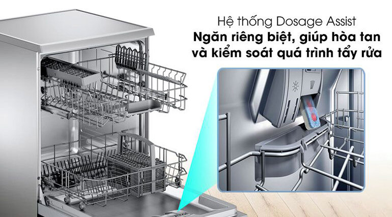 Máy rửa bát độc lập 12 bộ Bosch SMS4HTI45E