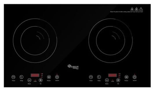Hình ảnh bếp điện từ đôi Sowun SW 1226
