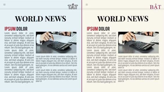 Tiết chế lượng ánh sáng xanh phát tán 1