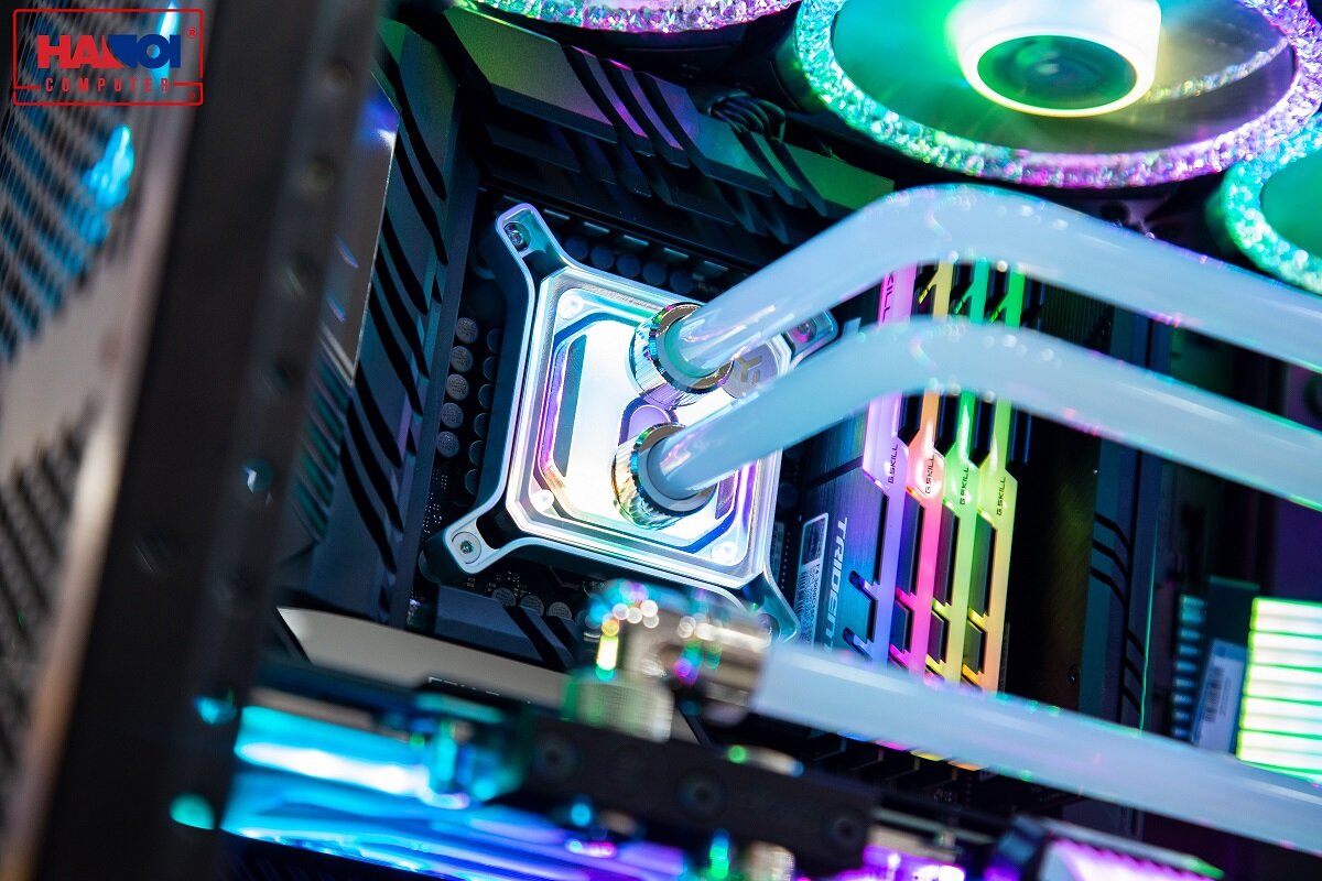 Block CPU EK-Quantum Magnitude D-RGB - 115x Nickel + Plexi