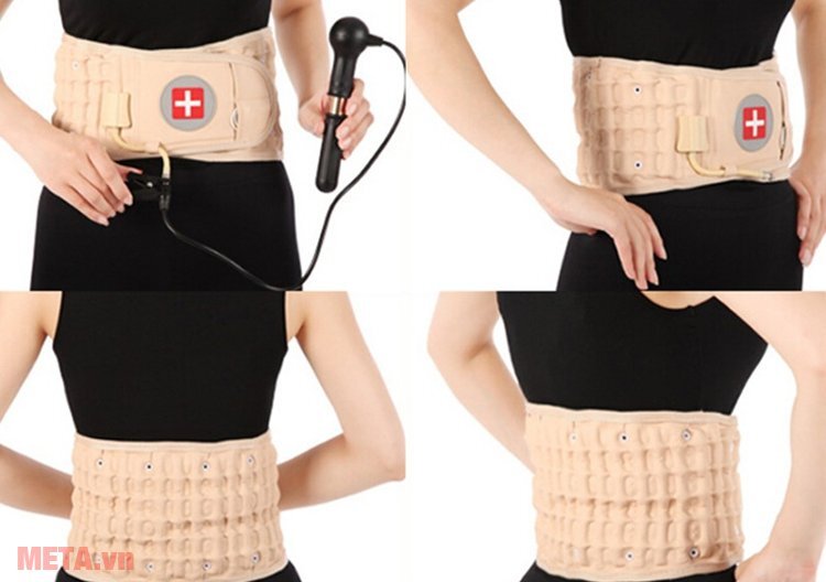 Đai hơi kéo giãn cột sống Lumbar Traction Belt CR-801