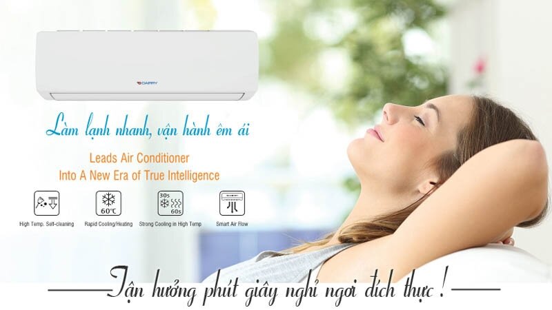  Điều hòa Dairry 18000 BTU 1 Chiều Inverter DR18-KC
