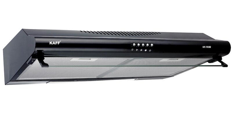 Máy hút mùi Kaff KF-703B sở hữu thiết kế âm tủ tinh tế