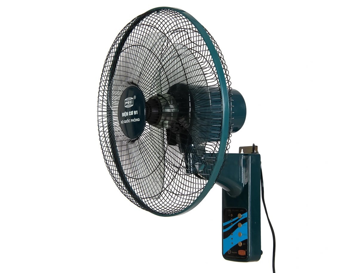Quạt treo tường dùng động cơ bạc thau Quạt treo tường