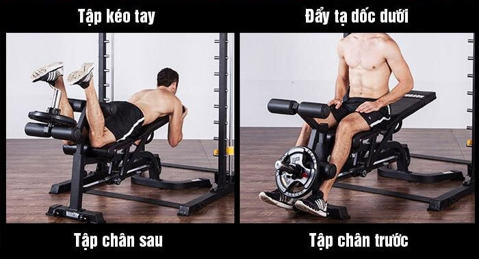 Ghế tập tạ đa năng GM 4380