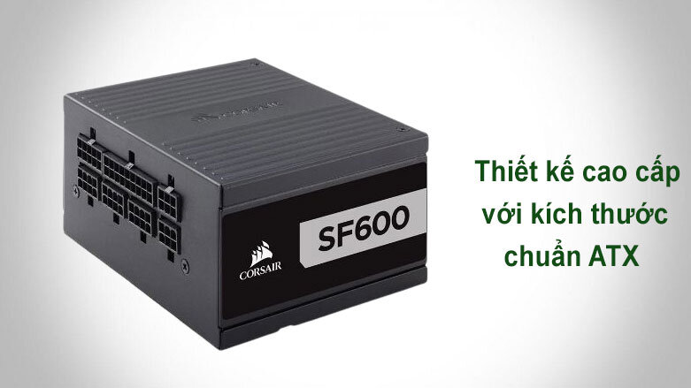 Nguồn/ Power Corsair 600w SF600 - 80 Plus Platinum (CP-9020182-NA) | Thiết kế cao cấp