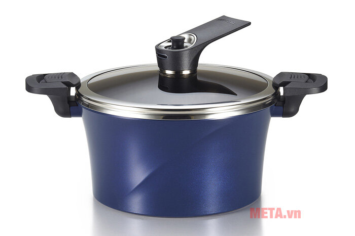 Nồi áp suất cao đáy từ HappyCall xanh 24cm (4,6 lít) (3003-0085)