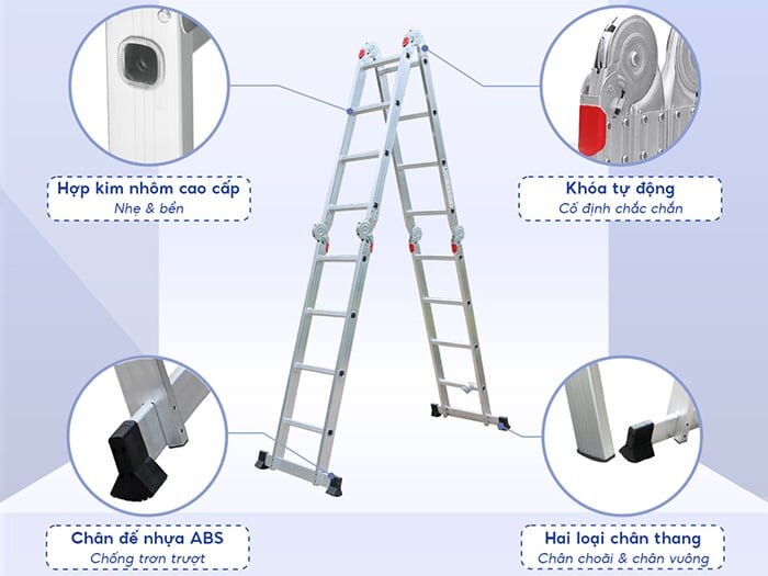 Thang nhôm đa năng Ameca AMC-M205