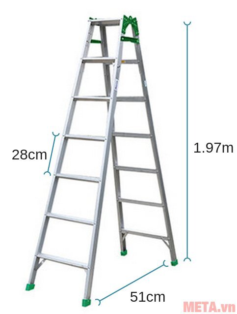 Thang nhôm gấp Nikawa NKY-7C