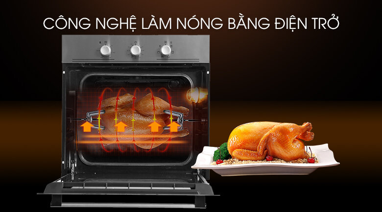 Nơi bán Lò nướng âm Electrolux EOB2100COX - 58 lít chính hãng giá rẻ nhất
