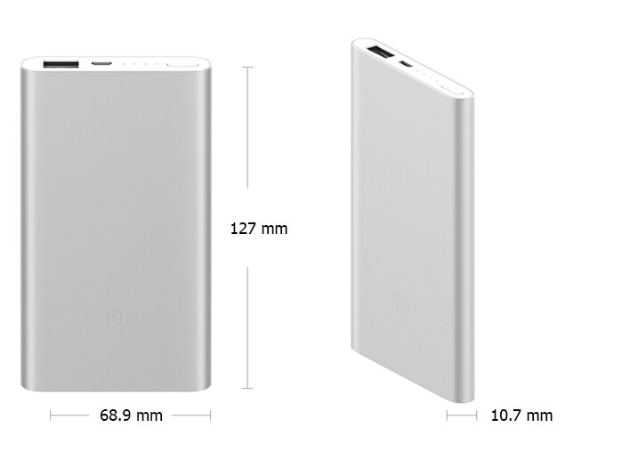 Pin dự phòng Xiaomi 5000mAh (gen 2), Lithium...