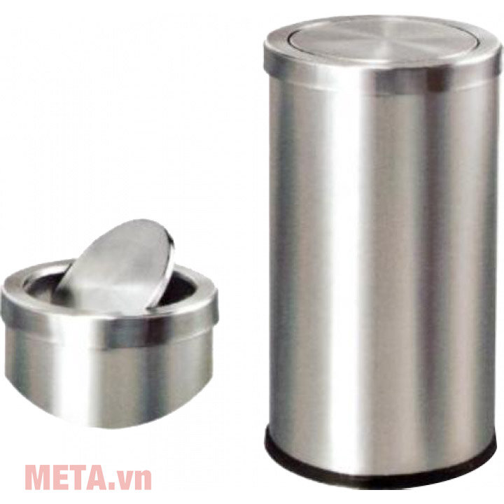 Thùng rác inox nắp bập bênh Ritabins A35-O Thùng rác inox nắp bập bênh Ritabins A35-O