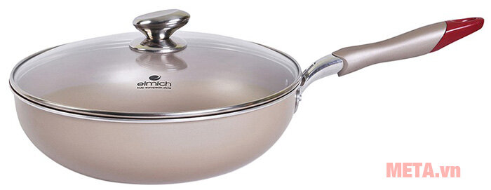 Chảo chống dính sâu lòng Elmich đáy từ EL-1164 Helen 28cm 2351164E