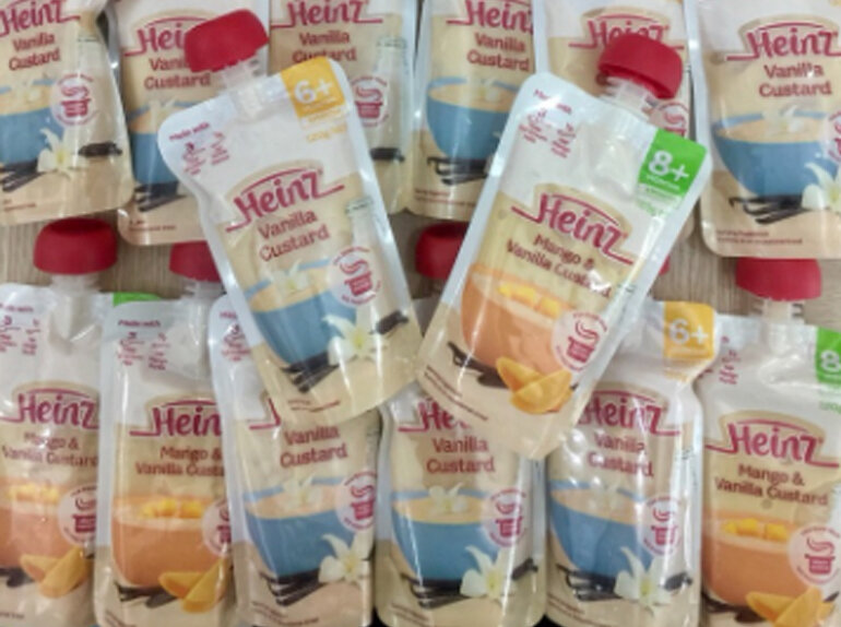 Váng sữa Heinz vị vani - 120g (dành cho trẻ trên 6 tháng tuổi)