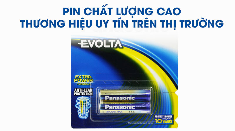 Pin AAA 2 viên Panasonic Evolta LR03EG-2B-V